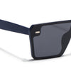 illume | Blue And Black Polarized Wayfarer Sunglasses - PMG3971