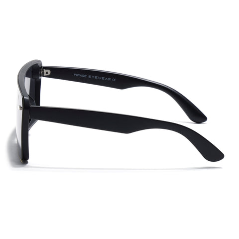 illume | Matte Black Polarized Wayfarer Sunglasses - PMG3972