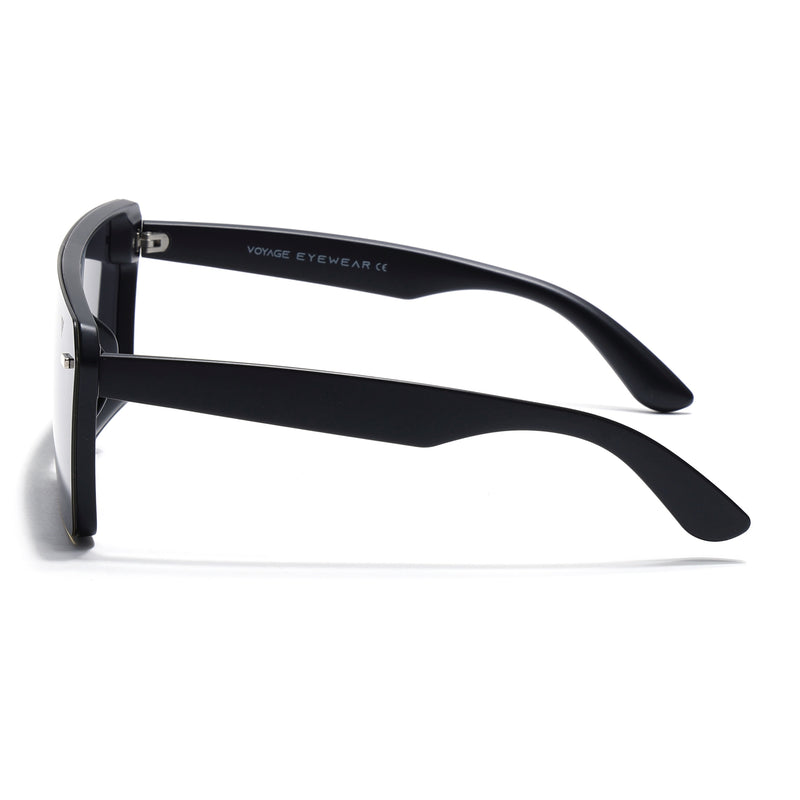 illume | Matte Black Polarized Wayfarer Sunglasses - PMG3972
