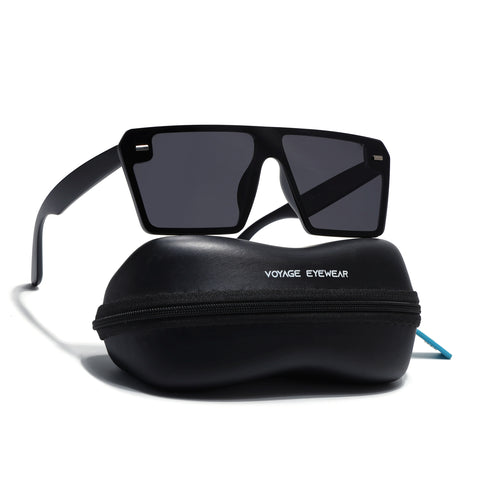 illume | Matte Black Polarized Wayfarer Sunglasses - PMG3972