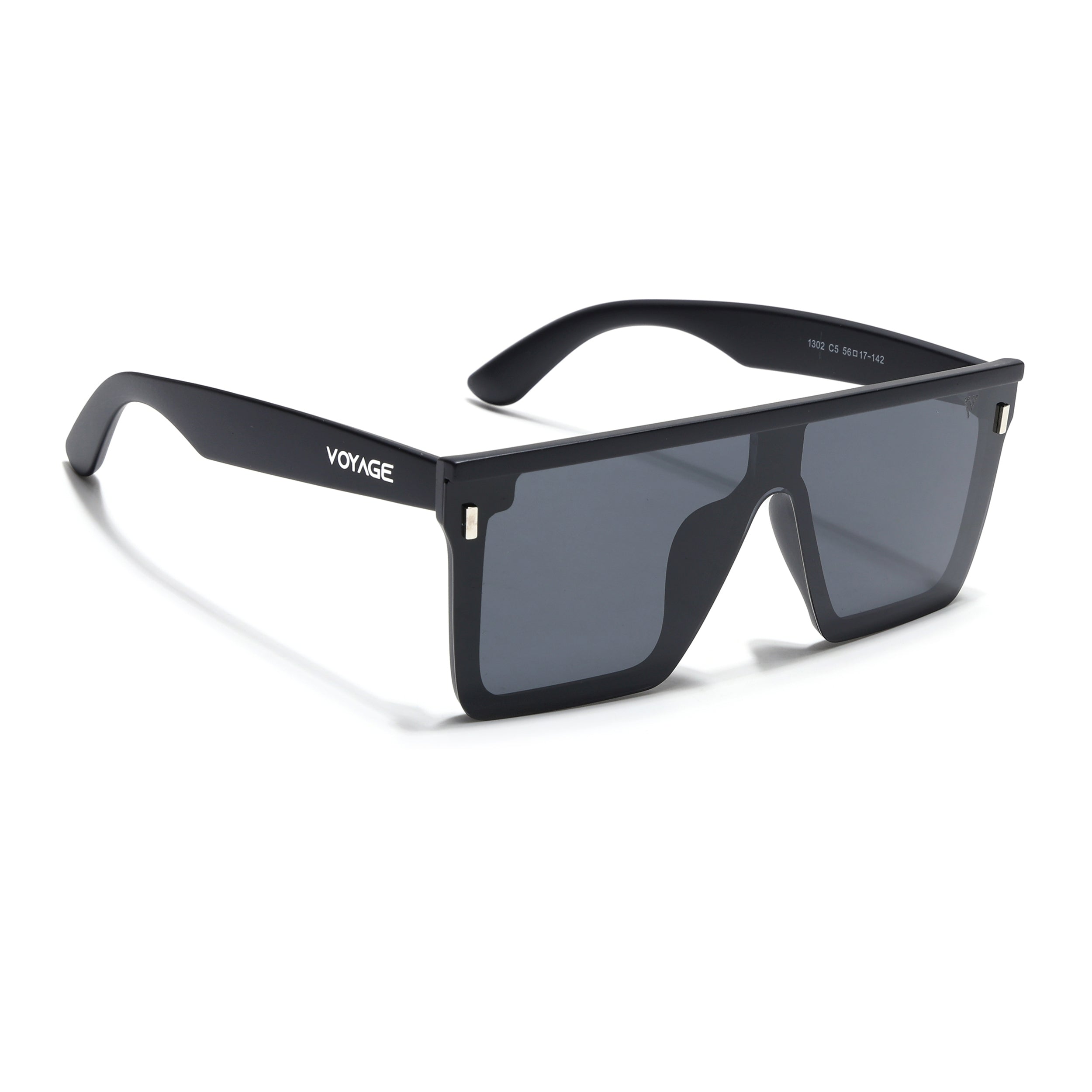 Rover | Black Polarized Wayfarer Sunglasses - PMG4573