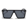 Rover | Black Polarized Wayfarer Sunglasses - PMG4573
