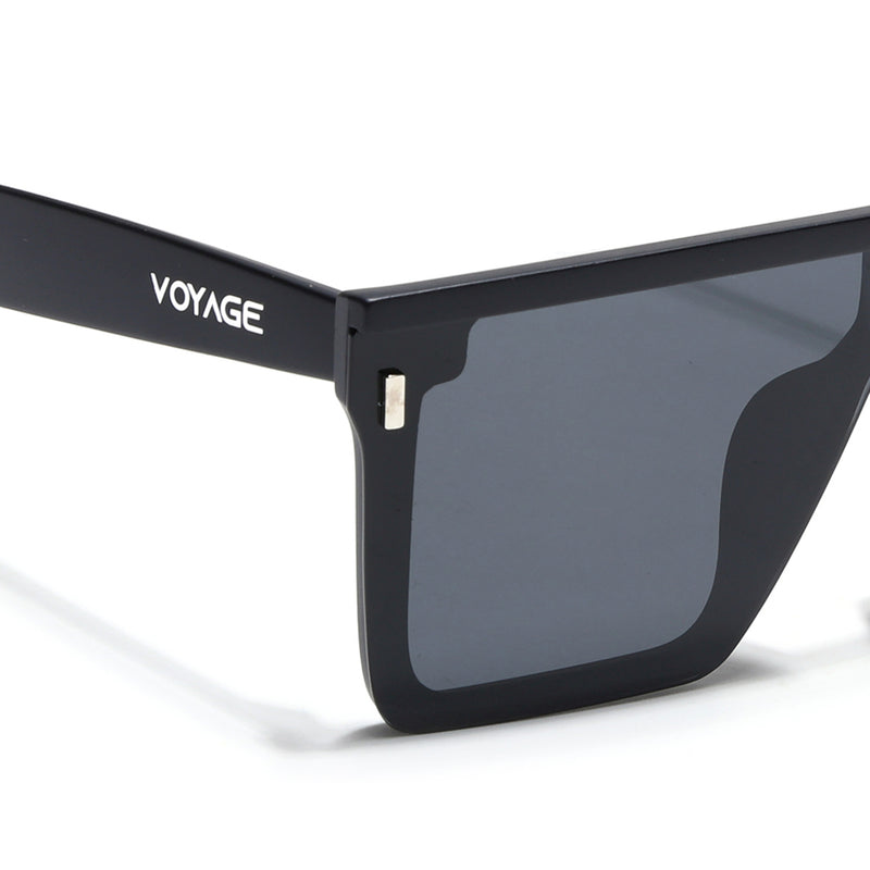 Rover | Black Polarized Wayfarer Sunglasses - PMG4573