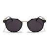 Round Sunglasses (Black Lens | Black Frame - MG6426)
