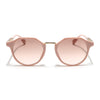 Round Sunglasses (Brown & Clear Lens | Nude Frame - MG6428)