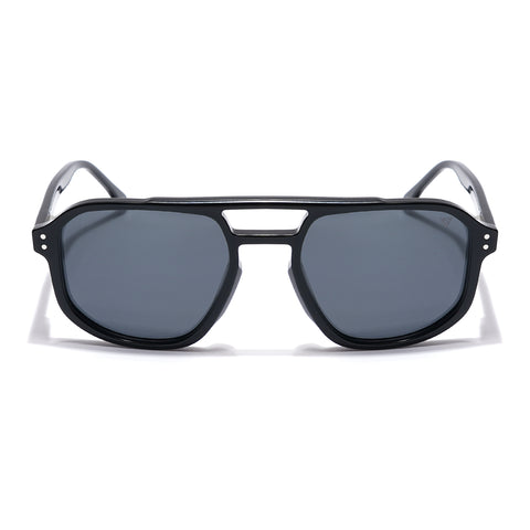 Voyage Select Square Sunglasses (Black Lens | Shine Black Frame - SLPMG5979)