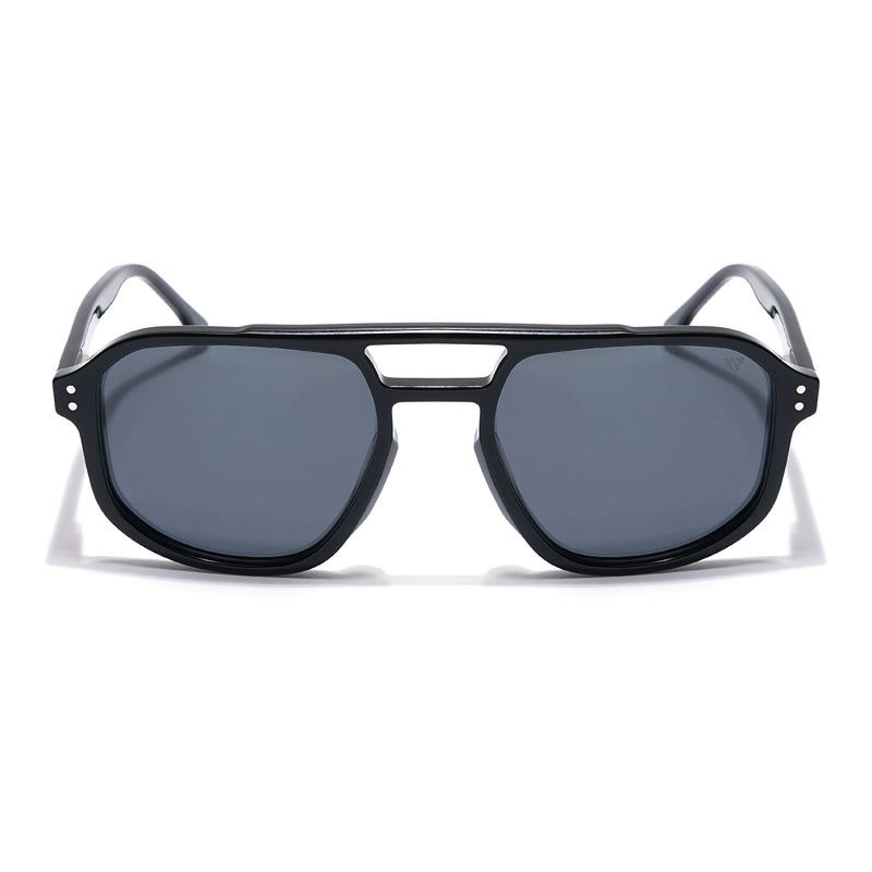 Voyage Select Square Sunglasses (Black Lens | Shine Black Frame - SLPMG5979)