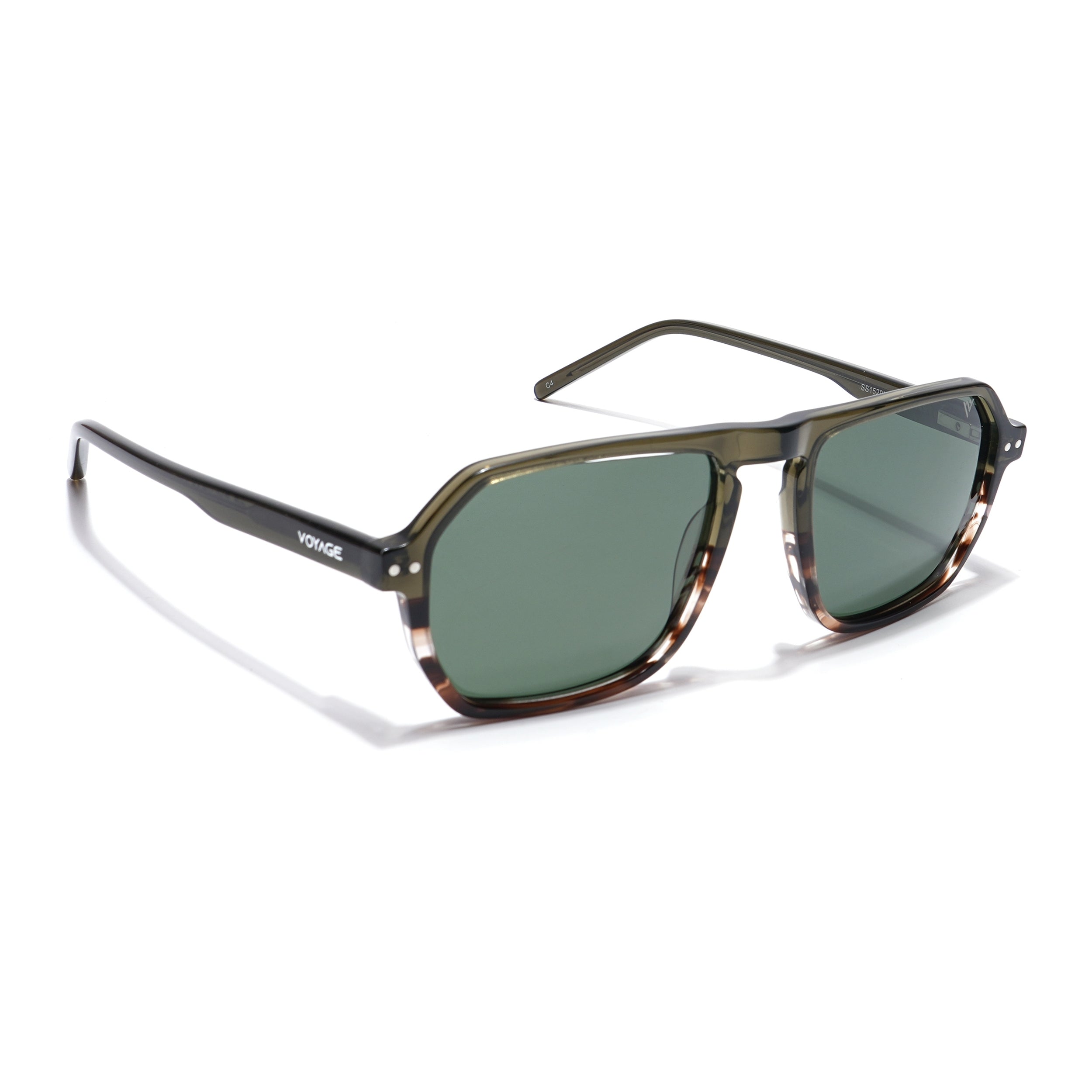 Voyage Select Square Sunglasses (Olive Lens | Olive & Demi Brown Frame - SLPMG5984)