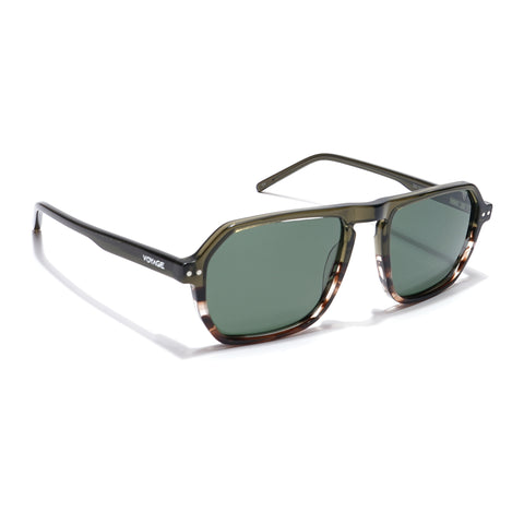 Voyage Select Square Sunglasses (Olive Lens | Olive & Demi Brown Frame - SLPMG5984)
