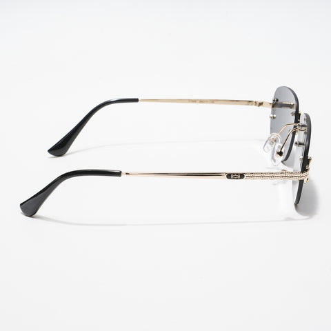 Raven | Black Rimless Sunglasses - MG3610