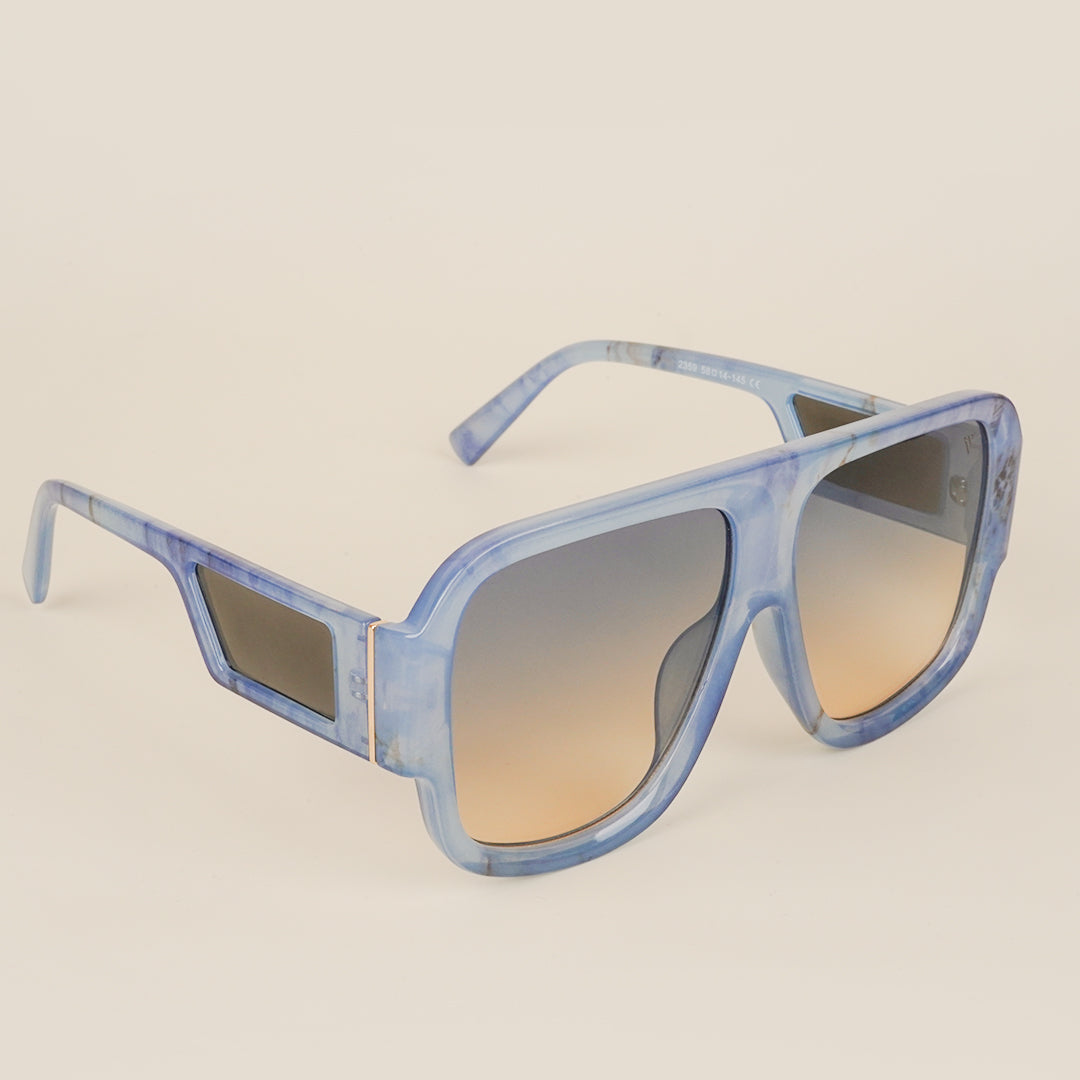 Voyage Blue & Brown Wayfarer Sunglasses for Men & Women (2359MG4103)