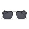 Odyssey | Black & Grey Polarized Wayfarer Sunglasses - PMG4142