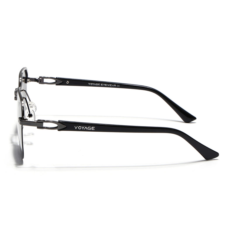 Odyssey | Black & Grey Polarized Wayfarer Sunglasses - PMG4142