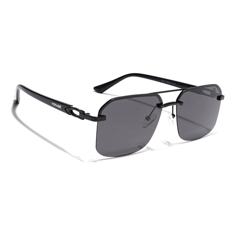 Odyssey | Black Polarized Wayfarer Sunglasses - PMG4143