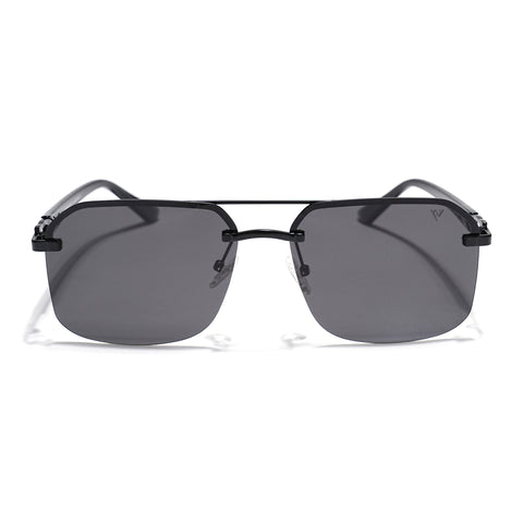 Odyssey | Black Polarized Wayfarer Sunglasses - PMG4143