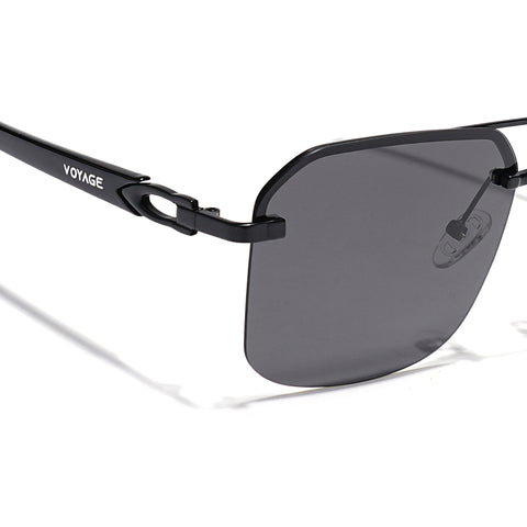 Odyssey | Black Polarized Wayfarer Sunglasses - PMG4143