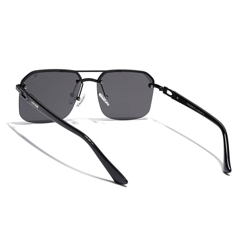 Odyssey | Black Polarized Wayfarer Sunglasses - PMG4143