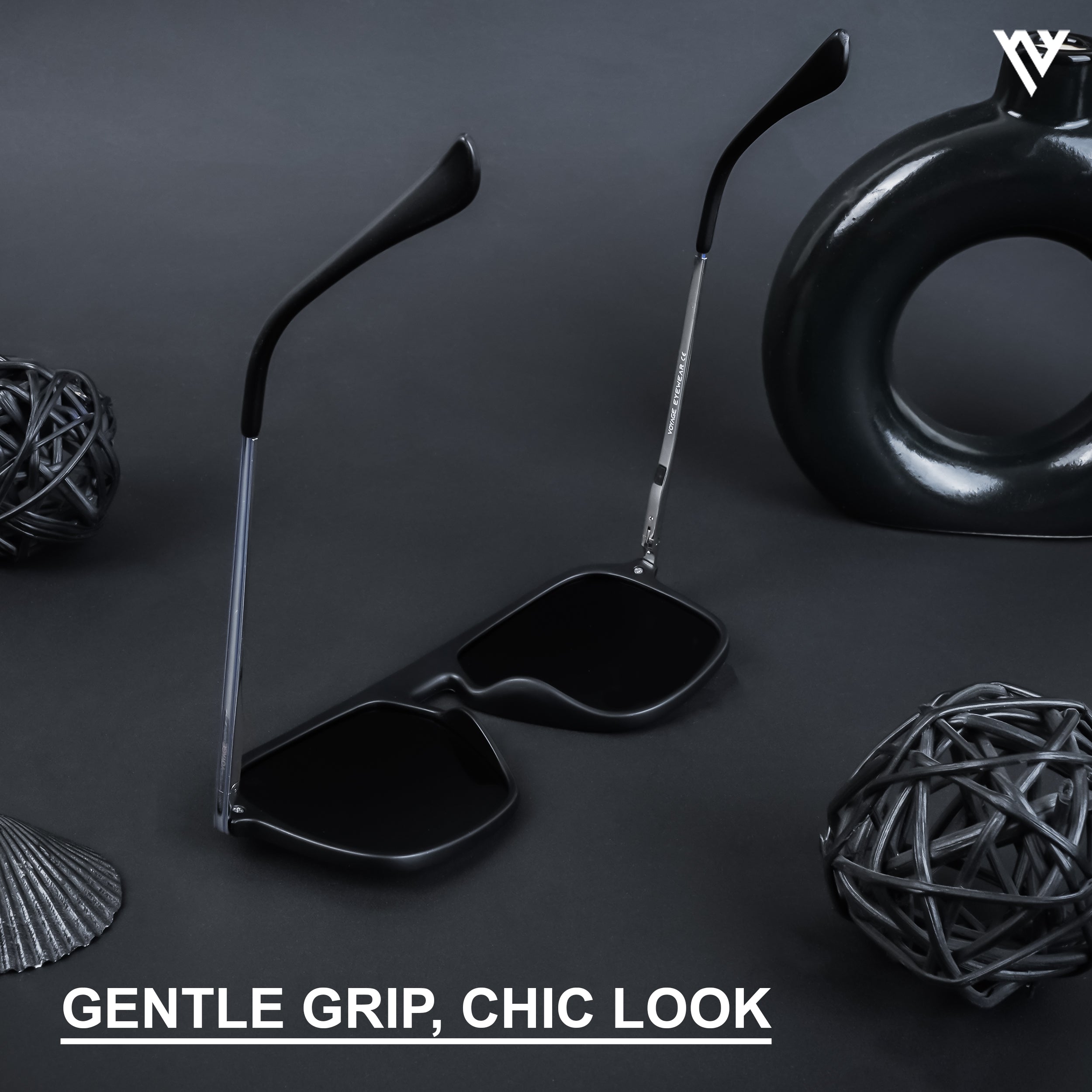 Aether | Purple & Clear Polarized Wayfarer Sunglasses - PMG4577