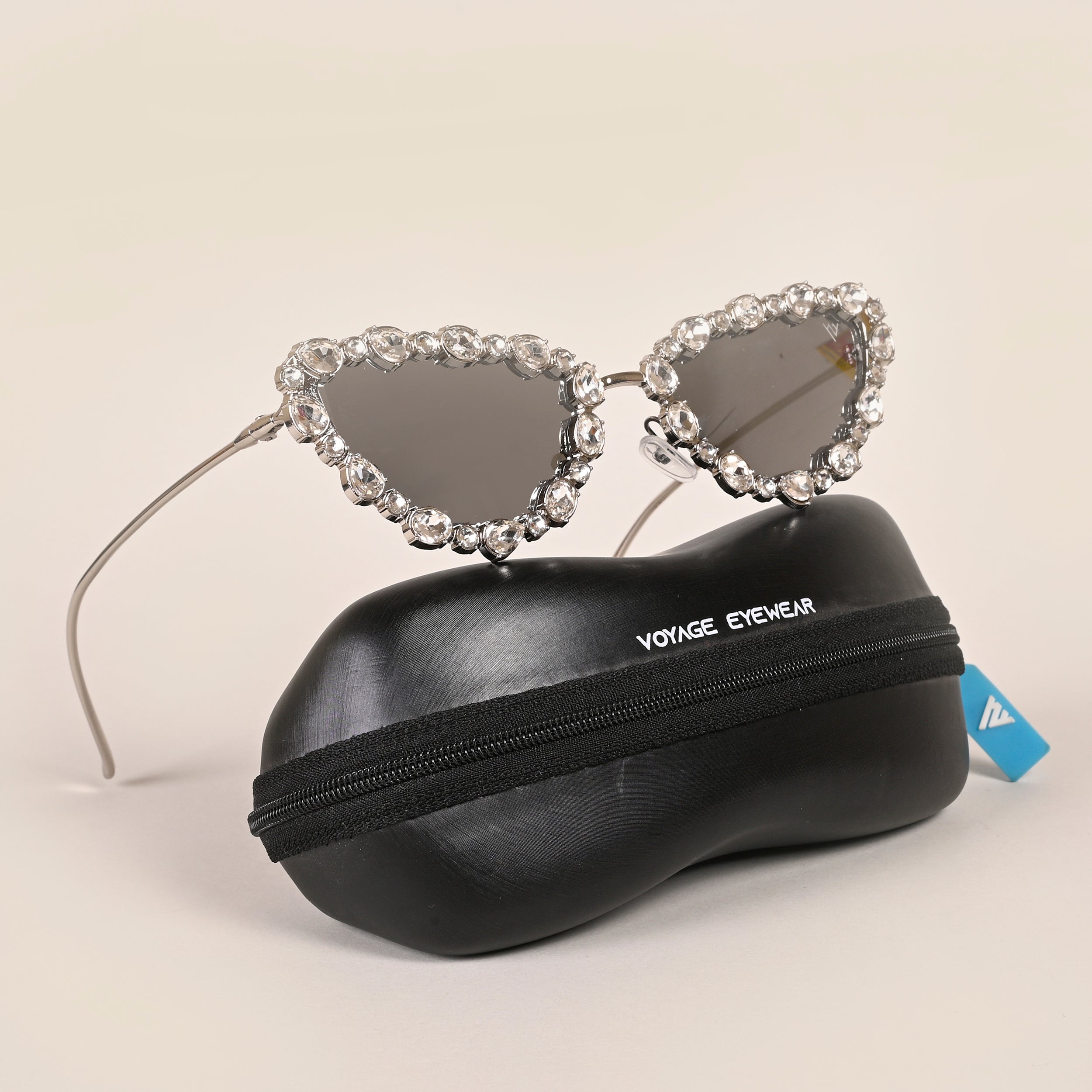 Voyage Grey Cateye Sunglasses for Women (3562MG4126)
