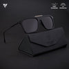 Matt Black Polarized Wayfarer Sunglasses - PMG4448