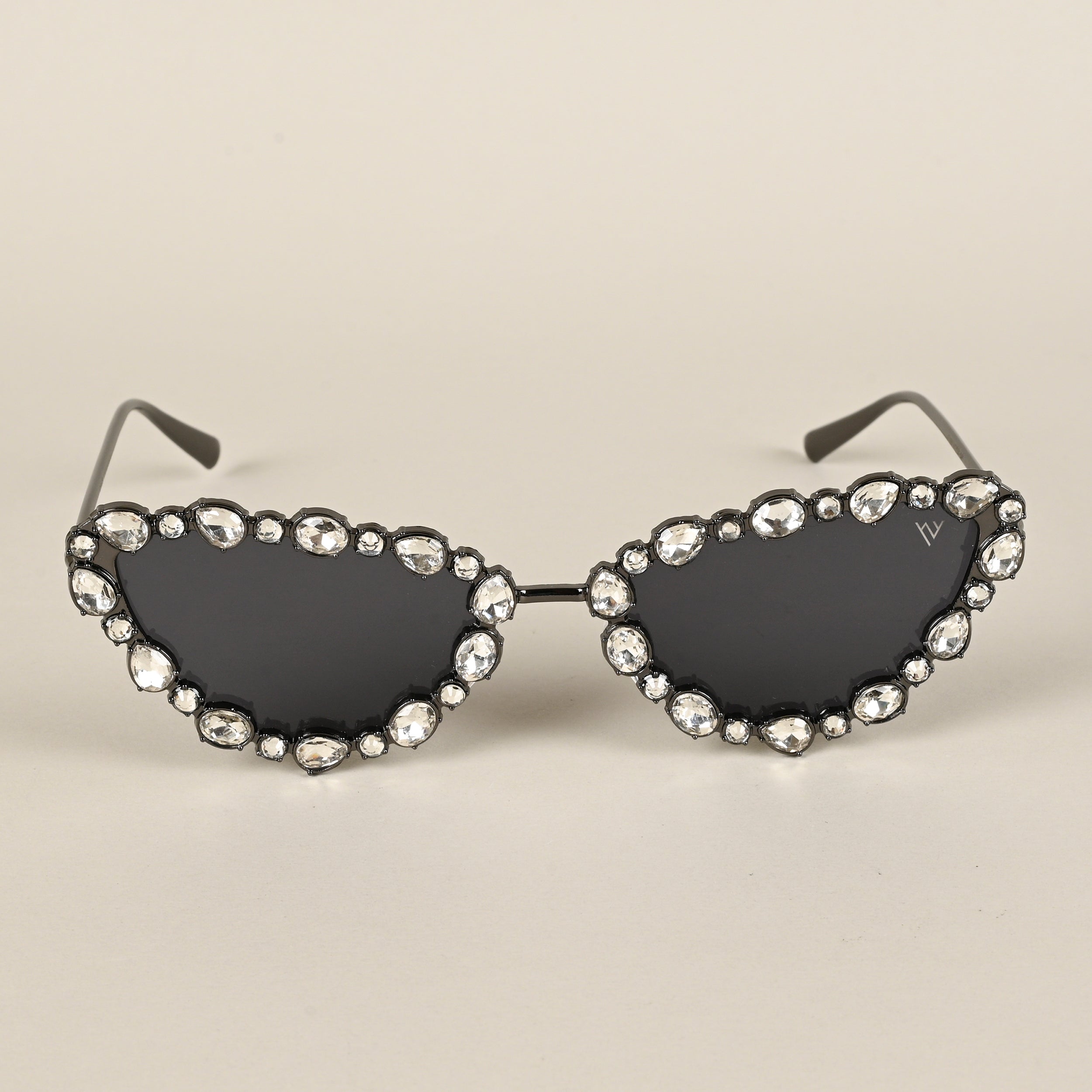 Voyage Black Cateye Sunglasses for Women (3562MG4127)