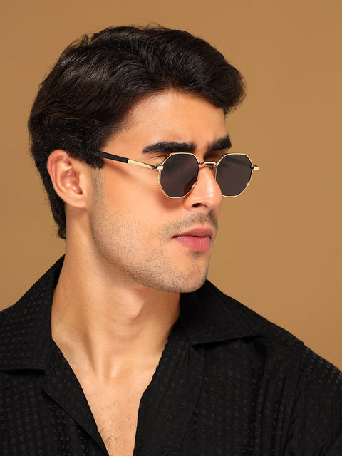 Zeal | Black Round Sunglasses MG3769
