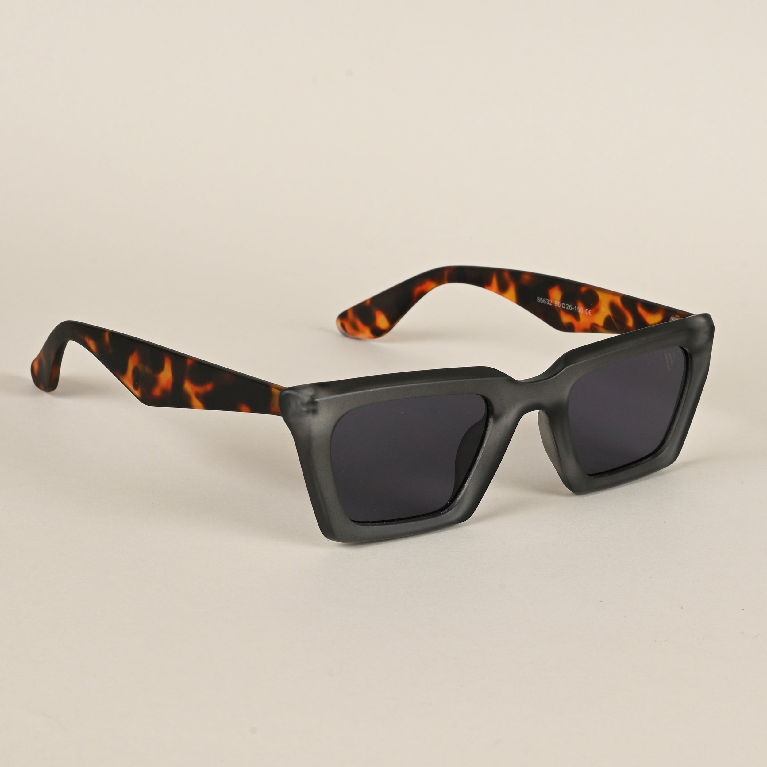 Voyage Black Wayfarer Sunglasses for Men & Women (86632MG4124)