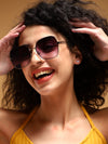 Klyne | Grey Oversize Sunglasses (456MG4319)