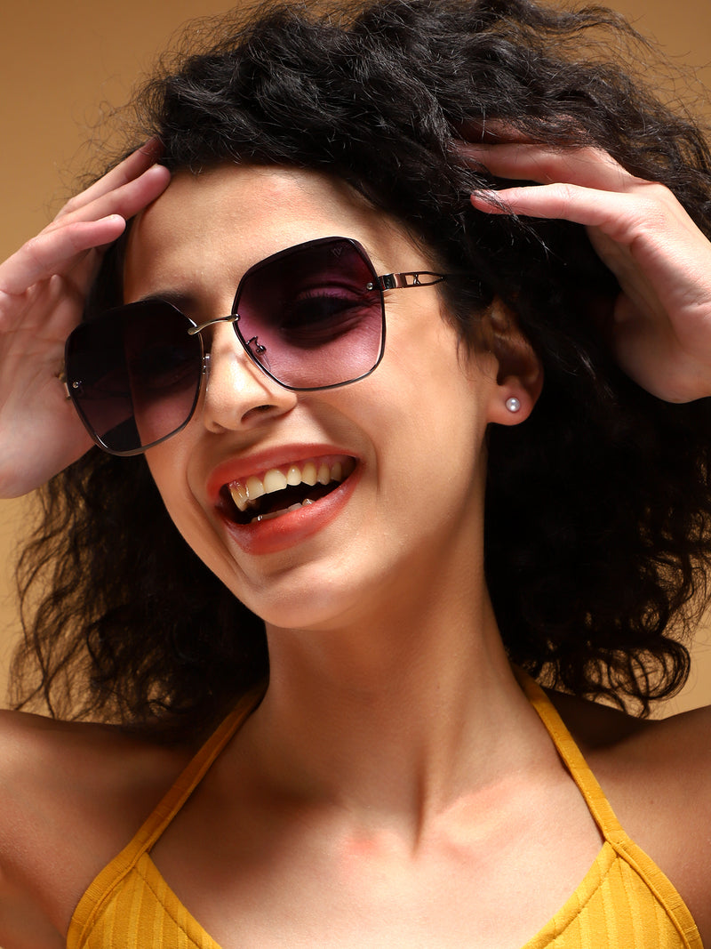 Klyne | Grey Oversize Sunglasses (456MG4319)