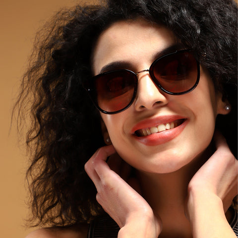 Vixen | Brown Cateye Sunglasses MG3176