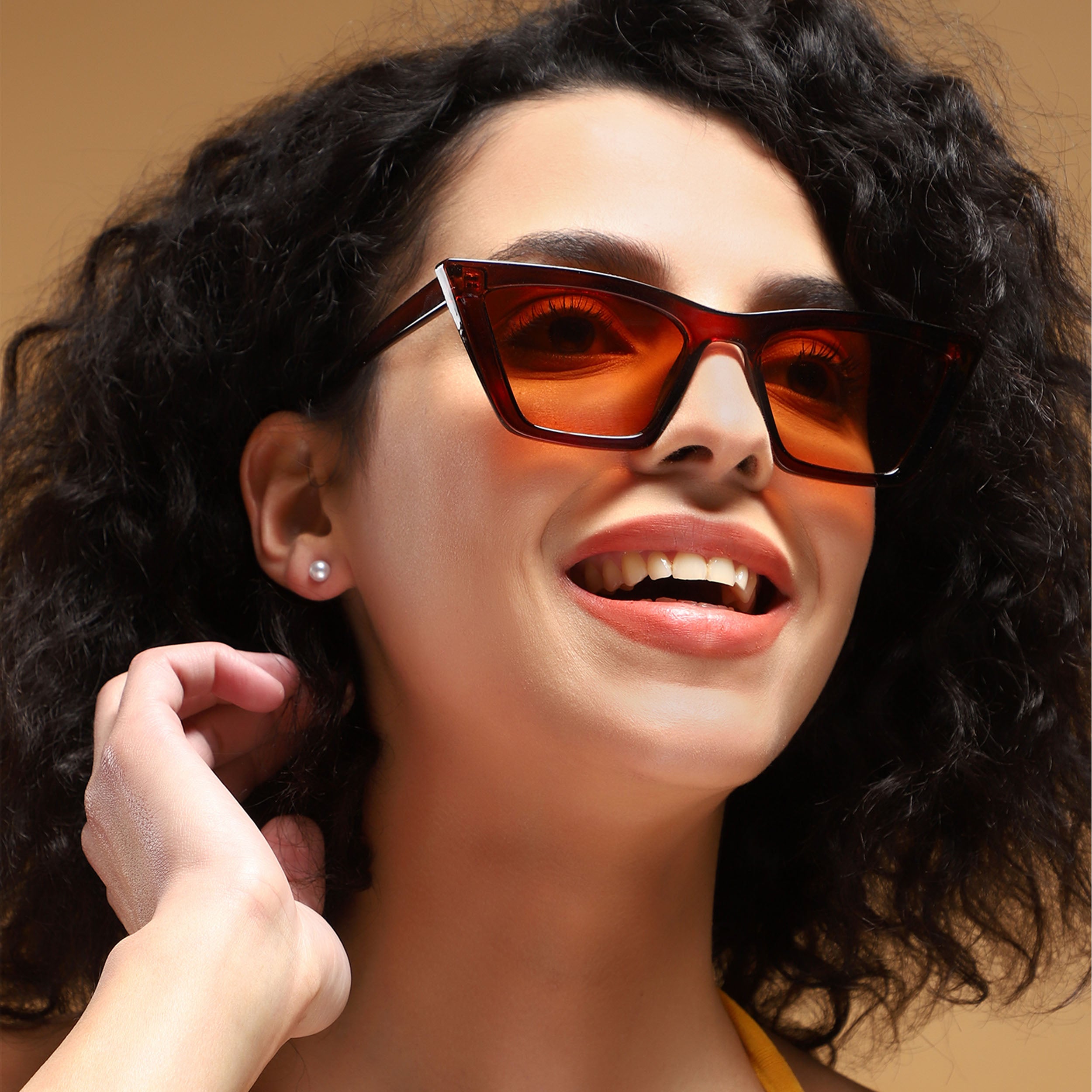 Velari | Brown Cateye Sunglasses MG3296