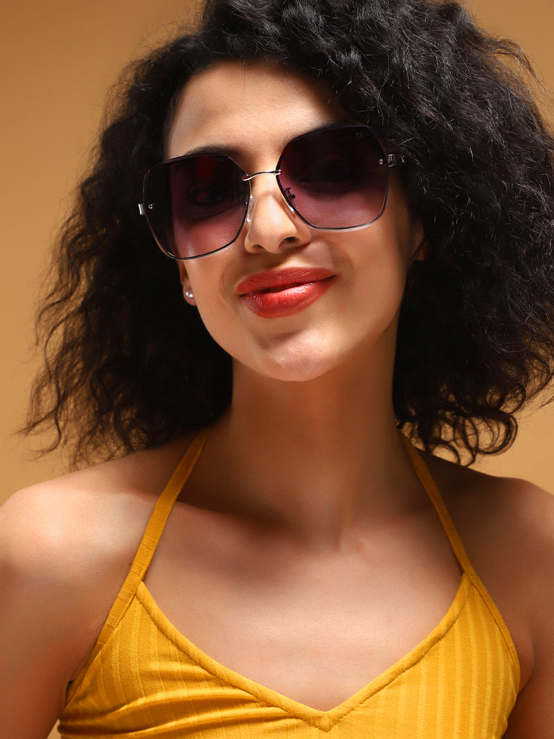 Klyne | Grey Oversize Sunglasses (456MG4319)
