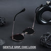 Pink & Clear Polarized Cateye Sunglasses - PMG4585