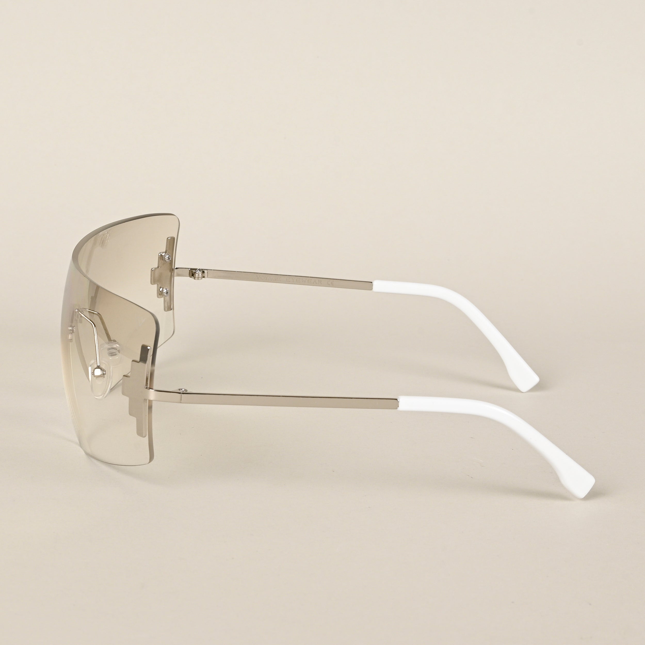 Voyage Transparent Wrap Round Sunglasses for Men & Women - MG4117