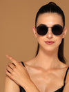 Sylis | Round Black Sunglasses MG3625
