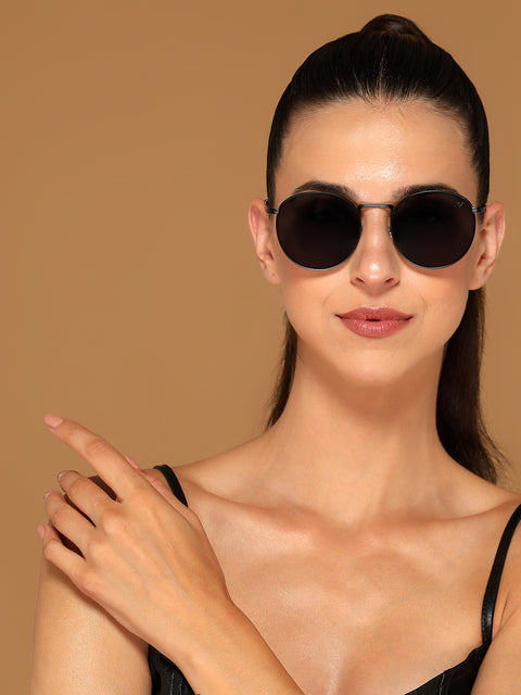 Sylis | Round Black Sunglasses MG3625