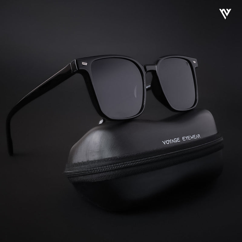 Polarized Black Wayfarer Sunglasses - PMG3722