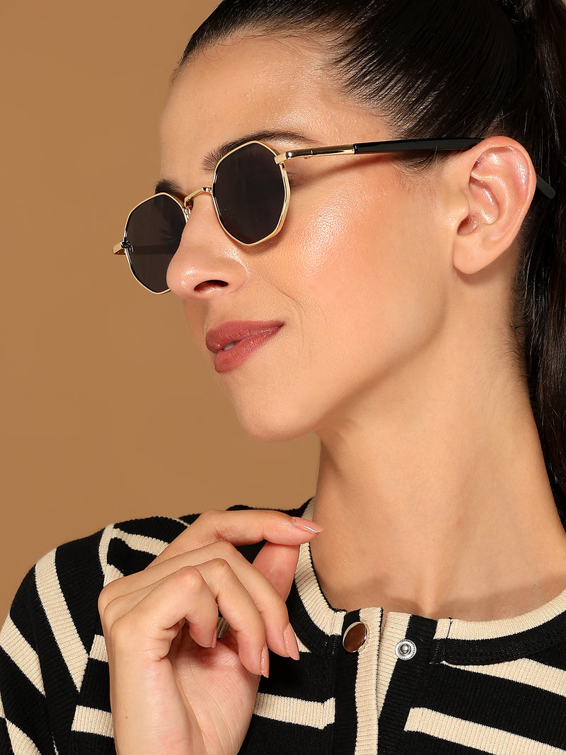 Zeal | Black Round Sunglasses MG3769