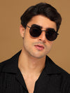 Sonic | Round Black Sunglasses MG3049