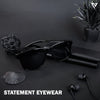 Shine Black Polarized Wayfarer Sunglasses - PMG4487