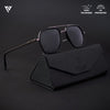 Grey Matte Black Polarized Wayfarer Sunglasses (TR1001PMG4316)