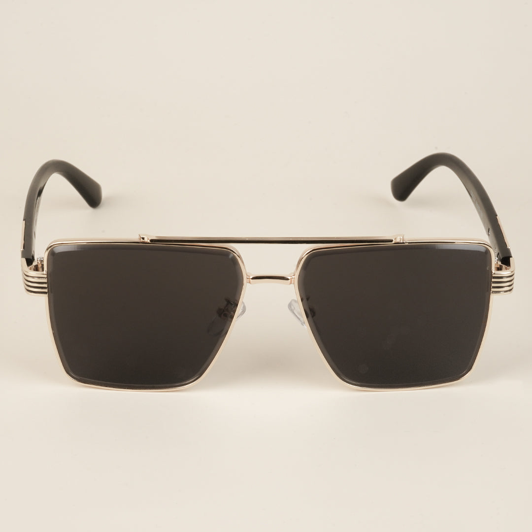 Voyage Black Wayfarer Sunglasses for Men & Women (58237MG4175)