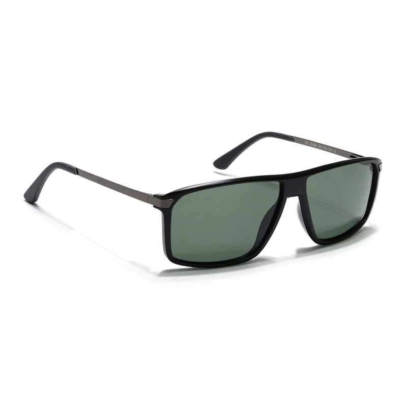 Matt Black Polarized Wayfarer Sunglasses - PMG4447