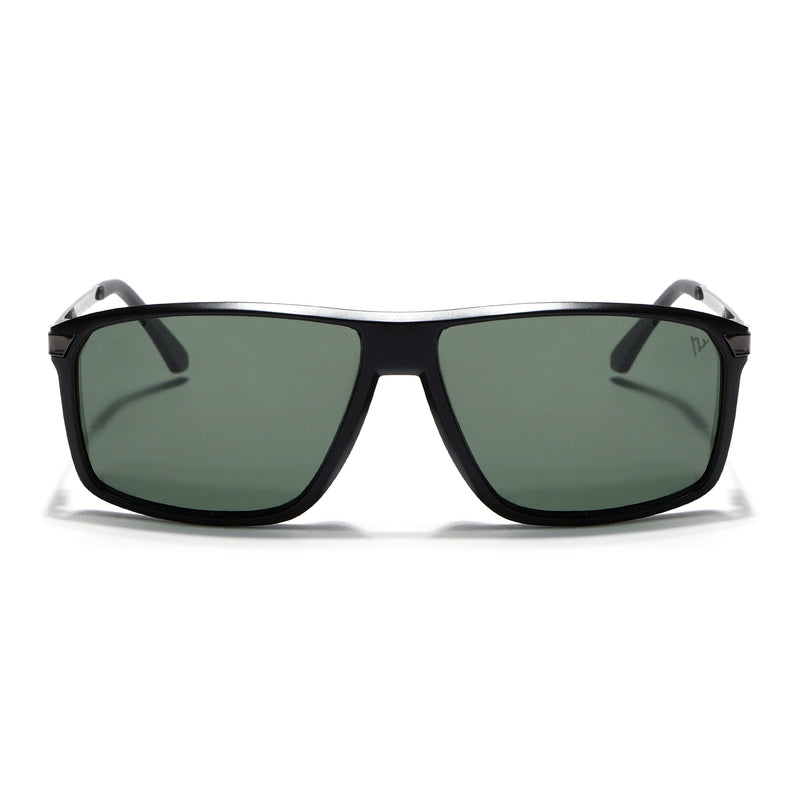 Matt Black Polarized Wayfarer Sunglasses - PMG4447