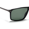 Matt Black Polarized Wayfarer Sunglasses - PMG4447