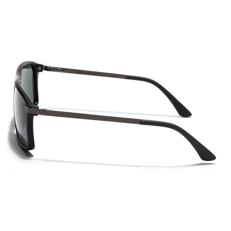 Matt Black Polarized Wayfarer Sunglasses - PMG4447