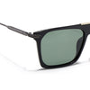 Shine Black Polarized Wayfarer Sunglasses - PMG4450