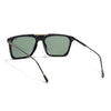 Shine Black Polarized Wayfarer Sunglasses - PMG4450