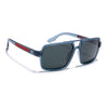 Wayfarer Polarized Sunglasses (Black Lens | Blue Frame - PMG5242)