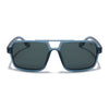 Wayfarer Polarized Sunglasses (Black Lens | Blue Frame - PMG5242)